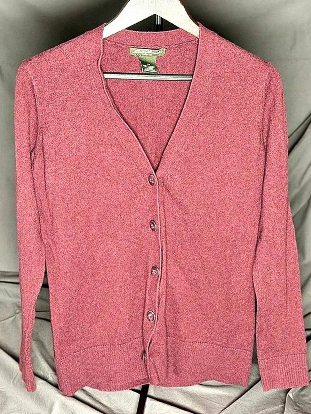 Eddie Bauer Cashmere Blend Cardigan in Purple Size Large